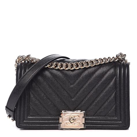 chanel boy flap bag chevron caviar old medium|Handbags .